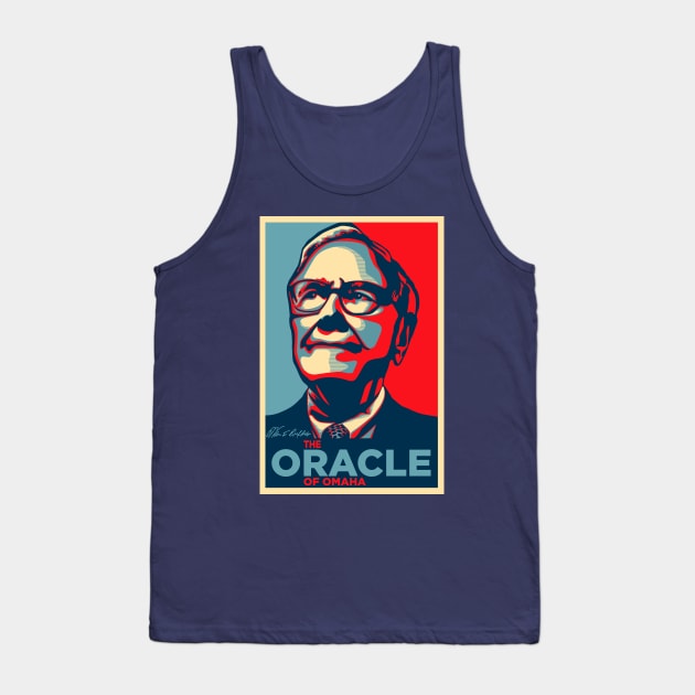 Warren Buffett Tank Top by dnacreativedesign